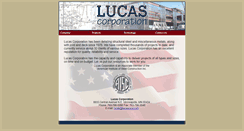Desktop Screenshot of lucascorp.com